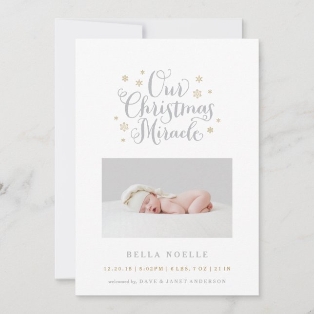 Christmas Miracle Holiday Card (Front)