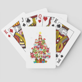 Christmas Mistletoe Below The Belt, Funny Xmas Hum Playing Cards
