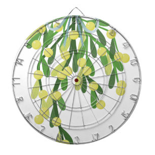 christmas mistletoe dartboard