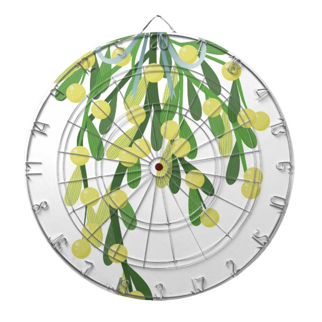 christmas mistletoe dartboard (Front)