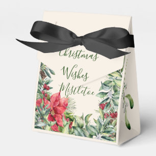 Christmas Mistletoe Favour Box