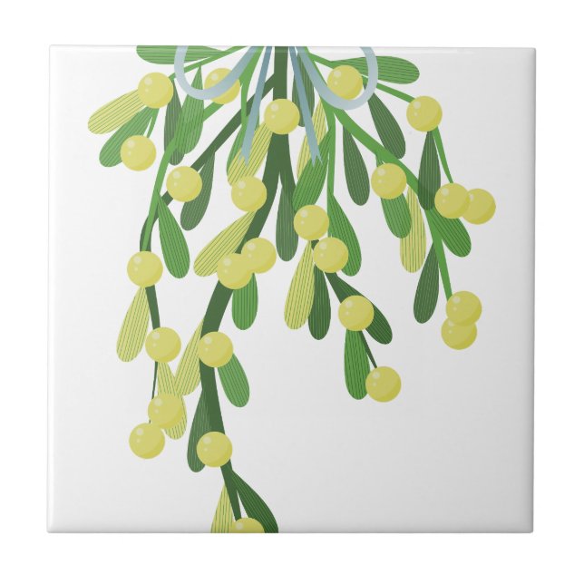 christmas mistletoe tile (Front)