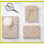 Christmas Modern Elegant Glitter Gold Trim  Wrapping Paper Sheet<br><div class="desc">In the Christmas Spirit -- three patterned sheets -- with some sparkle and with a touch of glitter -- a standout for gift wrapping.  Any design questions just send an email to charmdesignstudio@rcn.com and we'll be delighted to assist.</div>