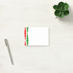 Christmas Modern Rectangles  Post-it Notes