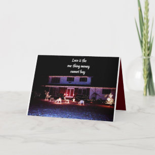 CHRISTMAS MONEY CAN'T BUY LOVE card