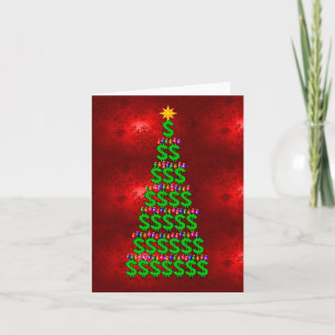 Christmas Money Tree Holiday Card