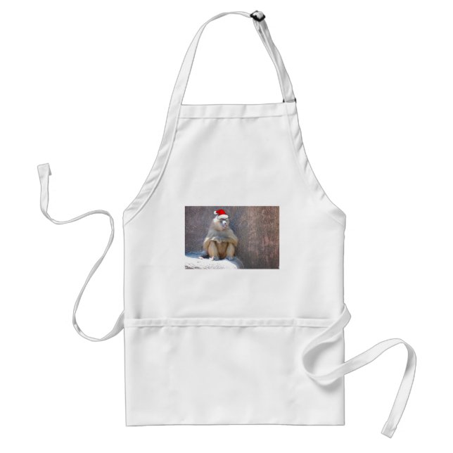 Christmas Monkeys and Baboons Standard Apron (Front)