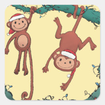 Christmas monkeys