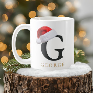 Christmas Monogram Mug