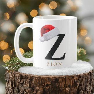 Christmas Monogram Mug