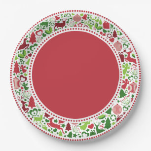 Christmas Montage Paper Plates (LTRD)
