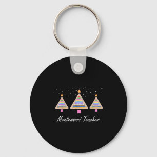 Christmas Montessori Teacher Xmas Tree Teaching Sc Key Ring