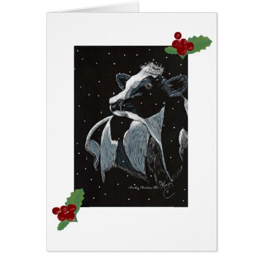 Christmas Moo Card