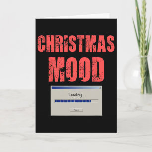 Christmas Mood Loading Tee Gaming Family Tee Card