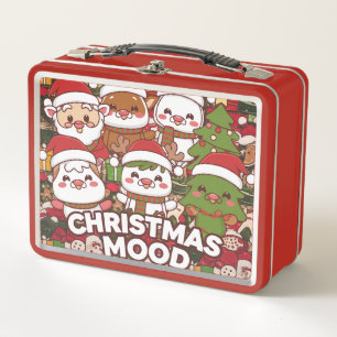 Christmas Mood Metal Lunch Box