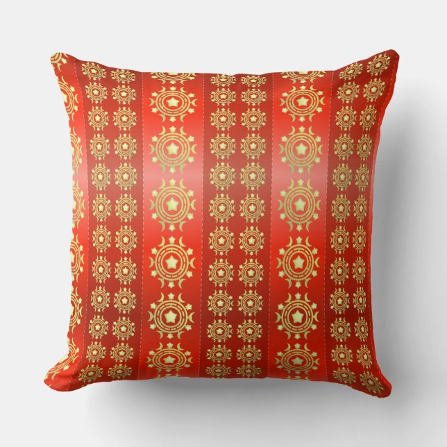 Christmas Moon Star Pattern-65756 Cushion (Front)