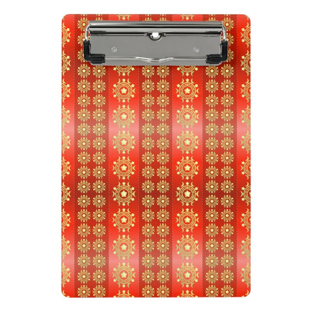Christmas Moon Star Pattern-65756 Mini Clipboard (Front)