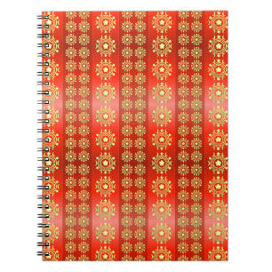 Christmas Moon Star Pattern-65756 Notebook
