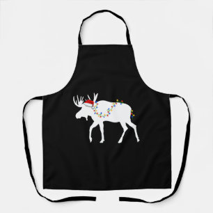 Christmas Moose Apron
