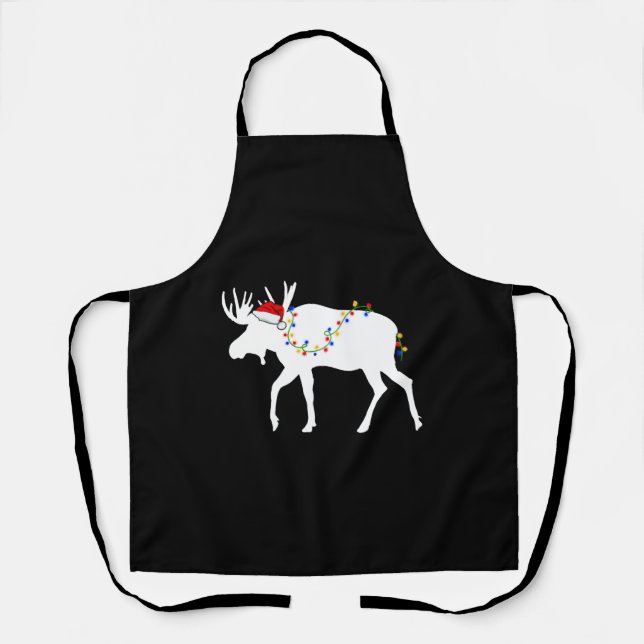 Christmas Moose Apron (Front)