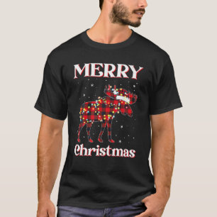 Christmas Moose Lovers Funny Xmas Reindeer Merry C T-Shirt