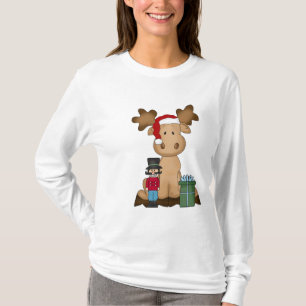 Christmas Moose Nano Long Sleeve t-shirt