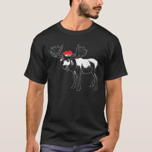 Christmas Moose X mas Deer Animal Fan Hilarious Gi T-Shirt