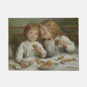 Christmas Morning (by Joseph Clark) Doormat