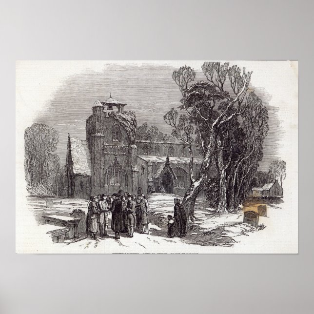 Christmas morning: Going to Church Poster (Front)