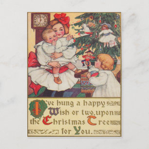 Christmas Morning Holiday Postcard