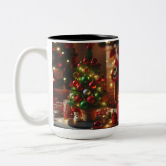 Christmas Morning Joy /Mug Two-Tone Coffee Mug