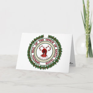 Christmas Morning Note From Santa Claus Holiday Card