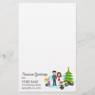 Christmas Morning Stationery Writing Paper