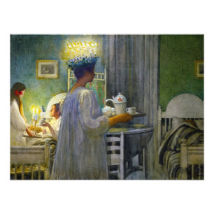 Christmas Morning, The Feast of Saint Lucy Photo Print