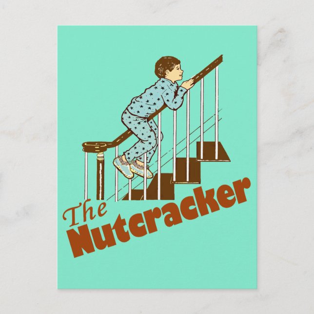 Christmas Morning The Nutcracker Holiday Postcard (Front)