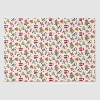 Christmas Morning with Cocoa and Marshmallows Tissue Paper