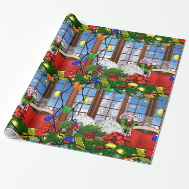 Christmas Morning Wrapping Paper (Unrolled)