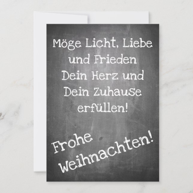 Christmas motif in chalkboard style - XMAS (Front)