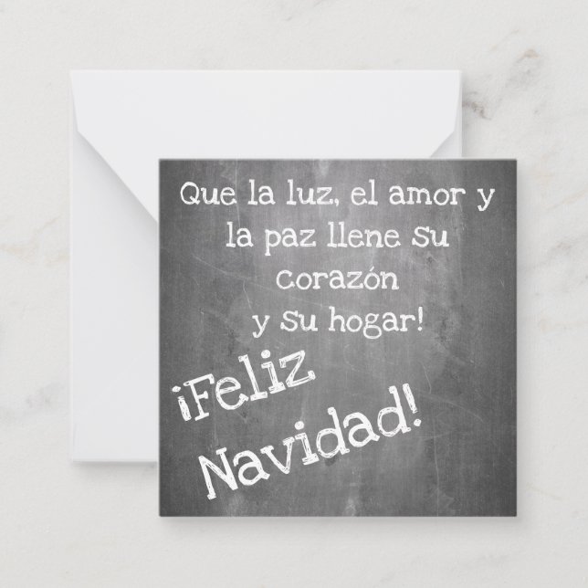 Christmas motif in chalkboard style - XMAS Card (Front)