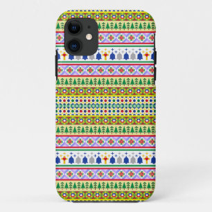 Christmas Motif Pattern iPhone 11 Case