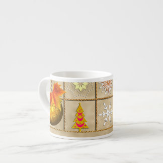 Christmas motive espresso cup