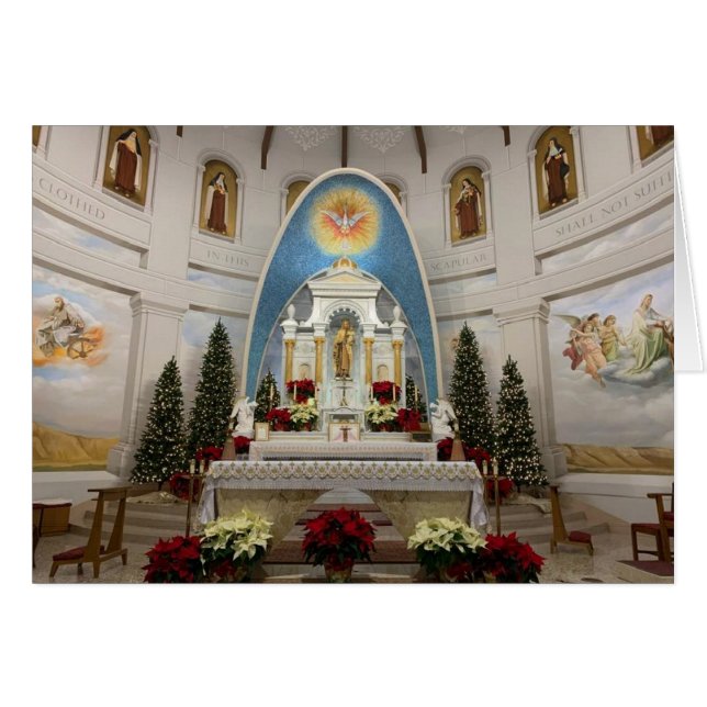 Christmas Mount Carmel Padre Pio Gemma Galgani (Front Horizontal)