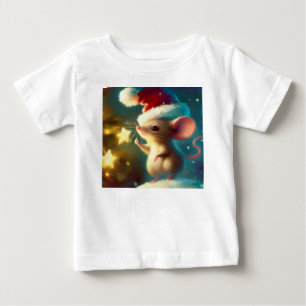 Christmas Mouse 1 Baby T-Shirt