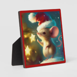 Christmas Mouse 1 Plaque