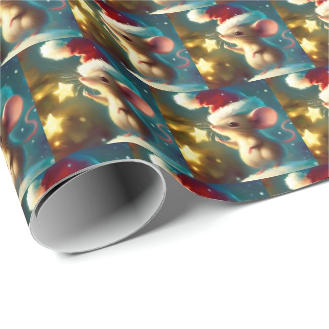 Christmas Mouse 1 Wrapping Paper (Roll Corner)