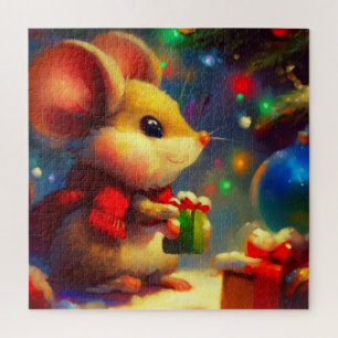 Christmas Mouse (2) Jigsaw Puzzle