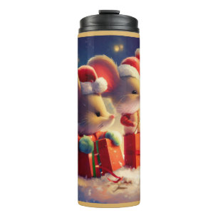 Christmas Mouse 3 Thermal Tumbler