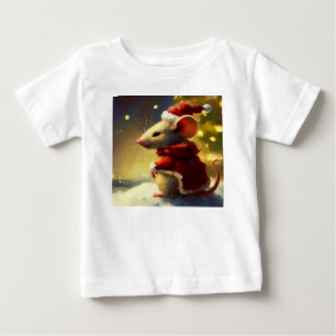 Christmas Mouse 4 Baby T-Shirt