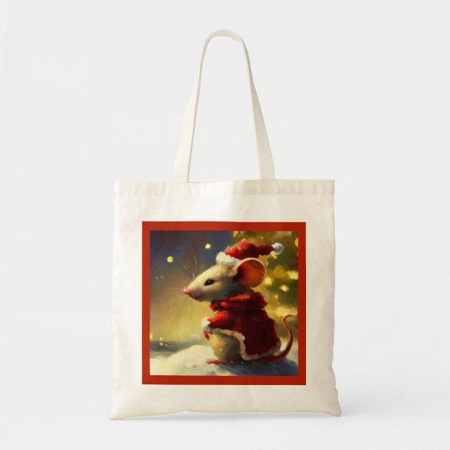 Christmas Mouse 4 Tote Bag (Front)