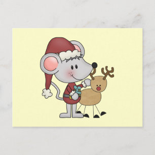 Christmas Mouse and Holiday Postcard